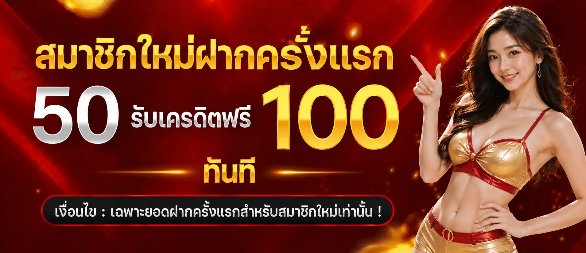 แทงหวย69 โปรสมาชิกใหม่ฝากครั้งแรก 50 รับเครดิตฟรี 100 ทันที